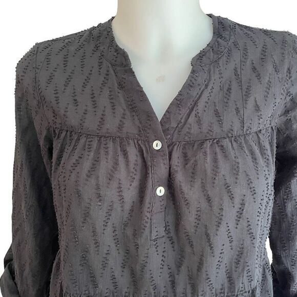 Anthropologie Dolan Black Popover Peasant Blouse size XS‎ - Picture 2 of 9